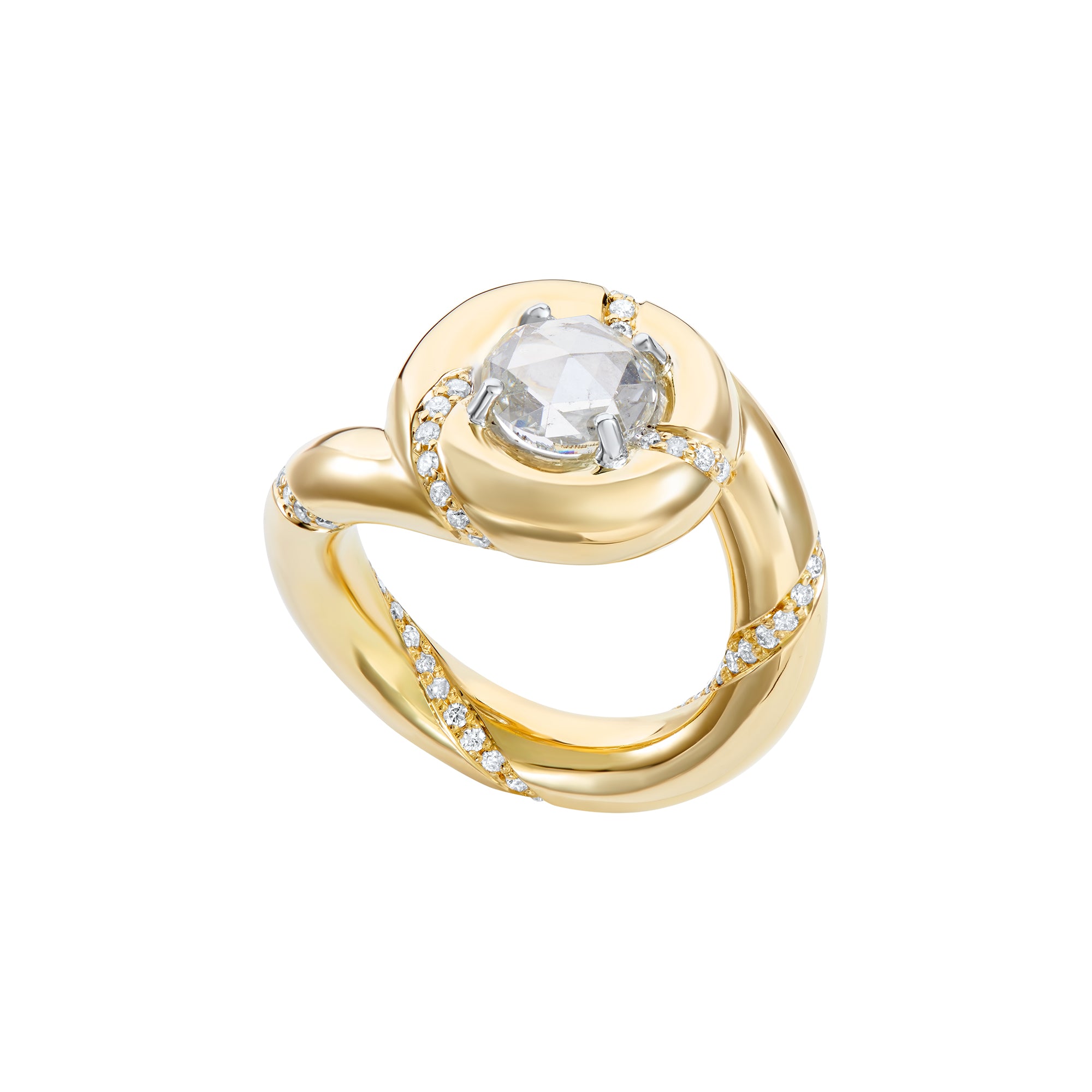 Helen Rose Cut Diamond Ring
