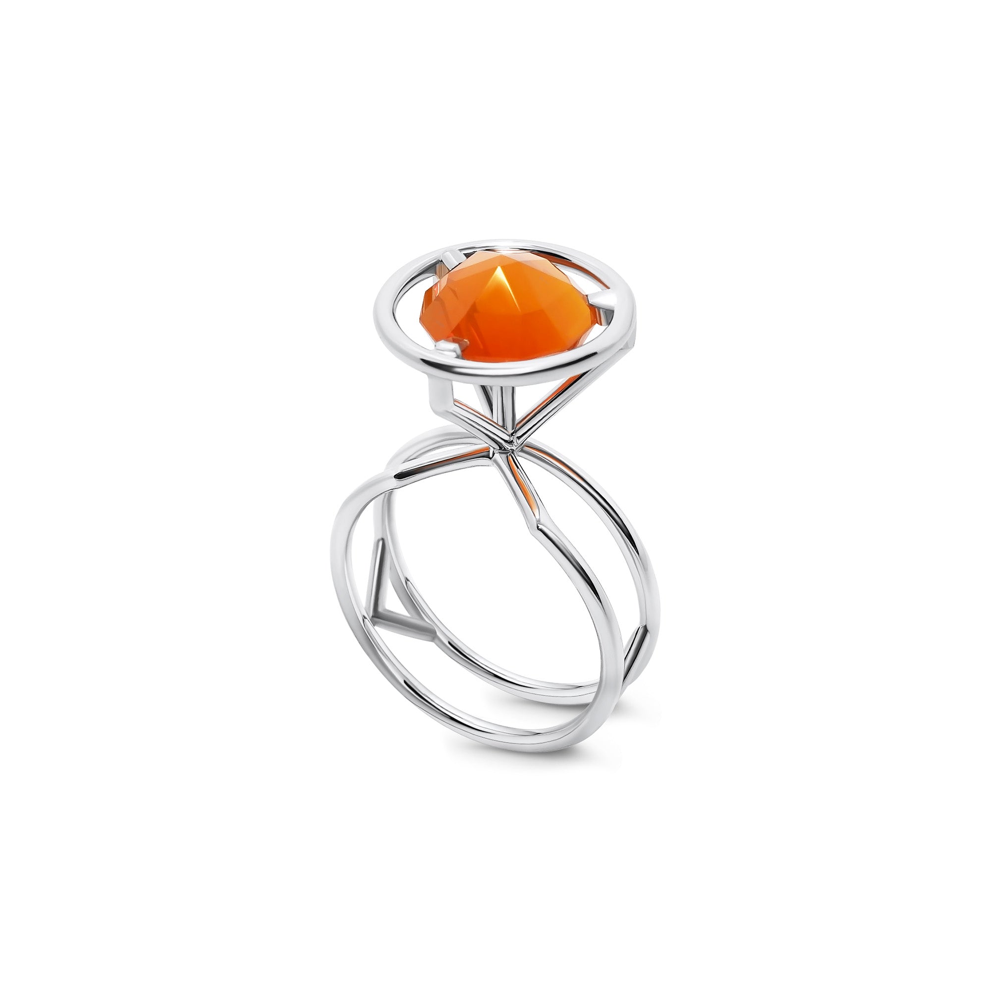 Beta Ori Fire Opal Ring
