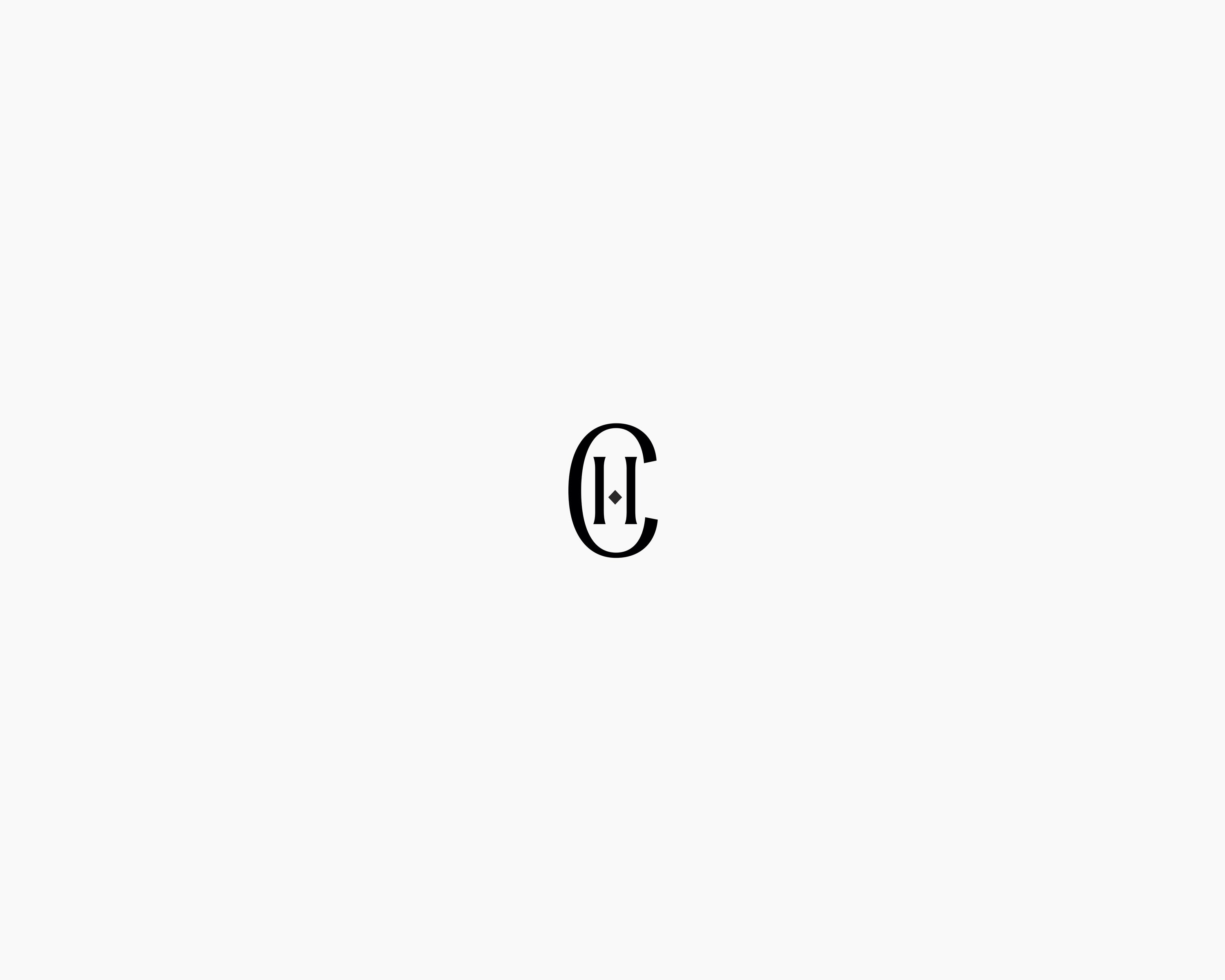 Hugo Cahill monogram introduction slide