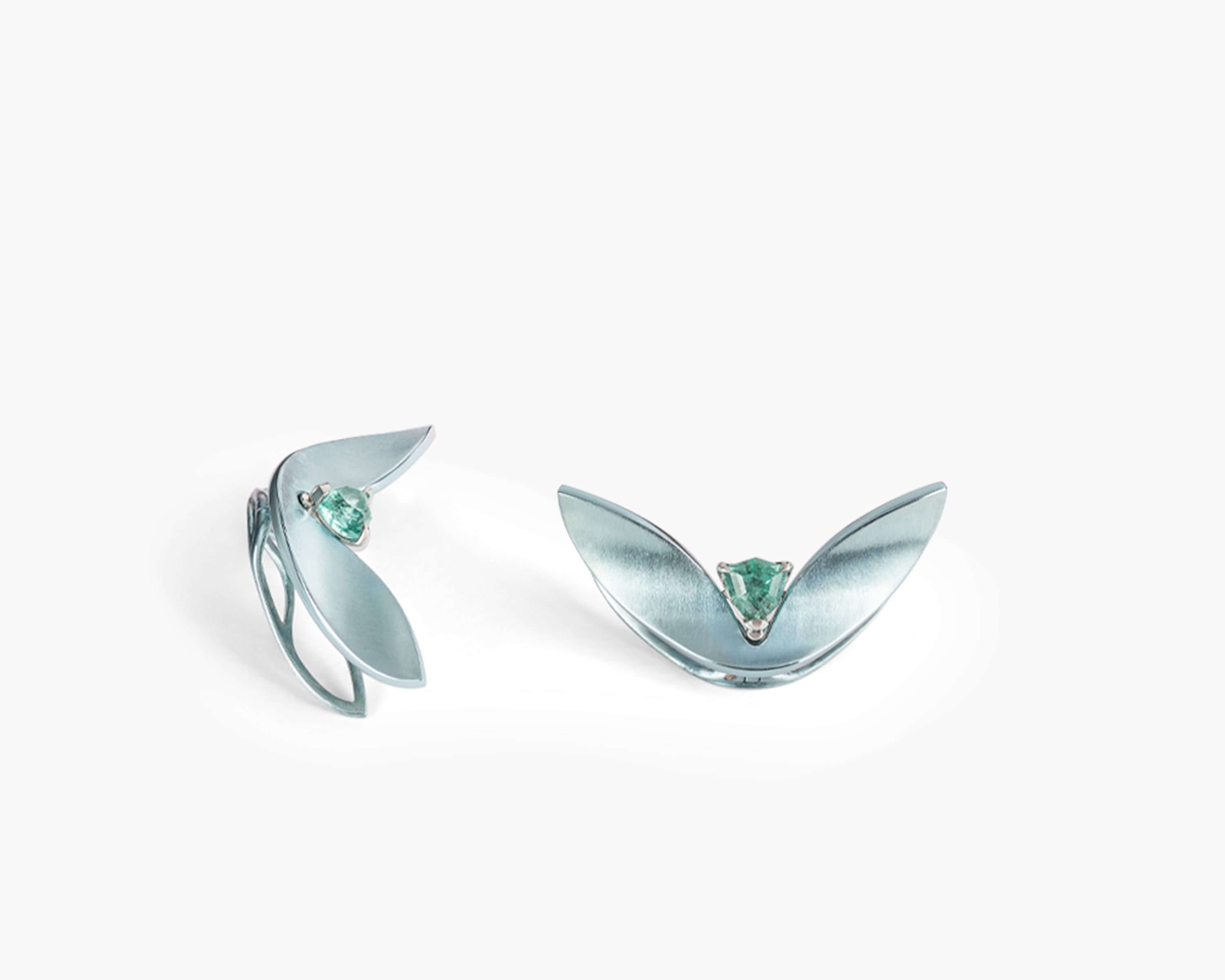 Naiad Skylark earrings sculptural