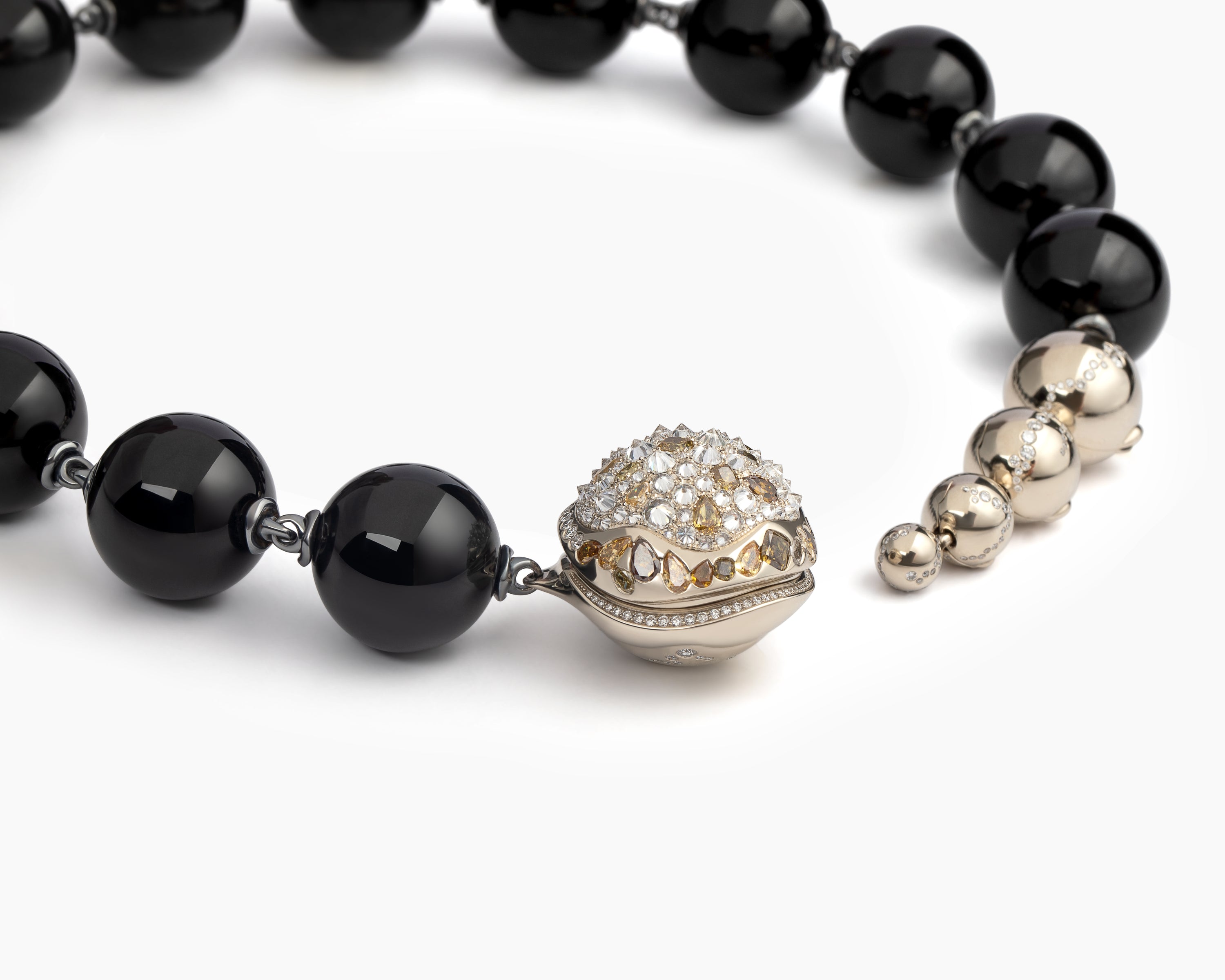 Umbra of Io choker in lounge setting
