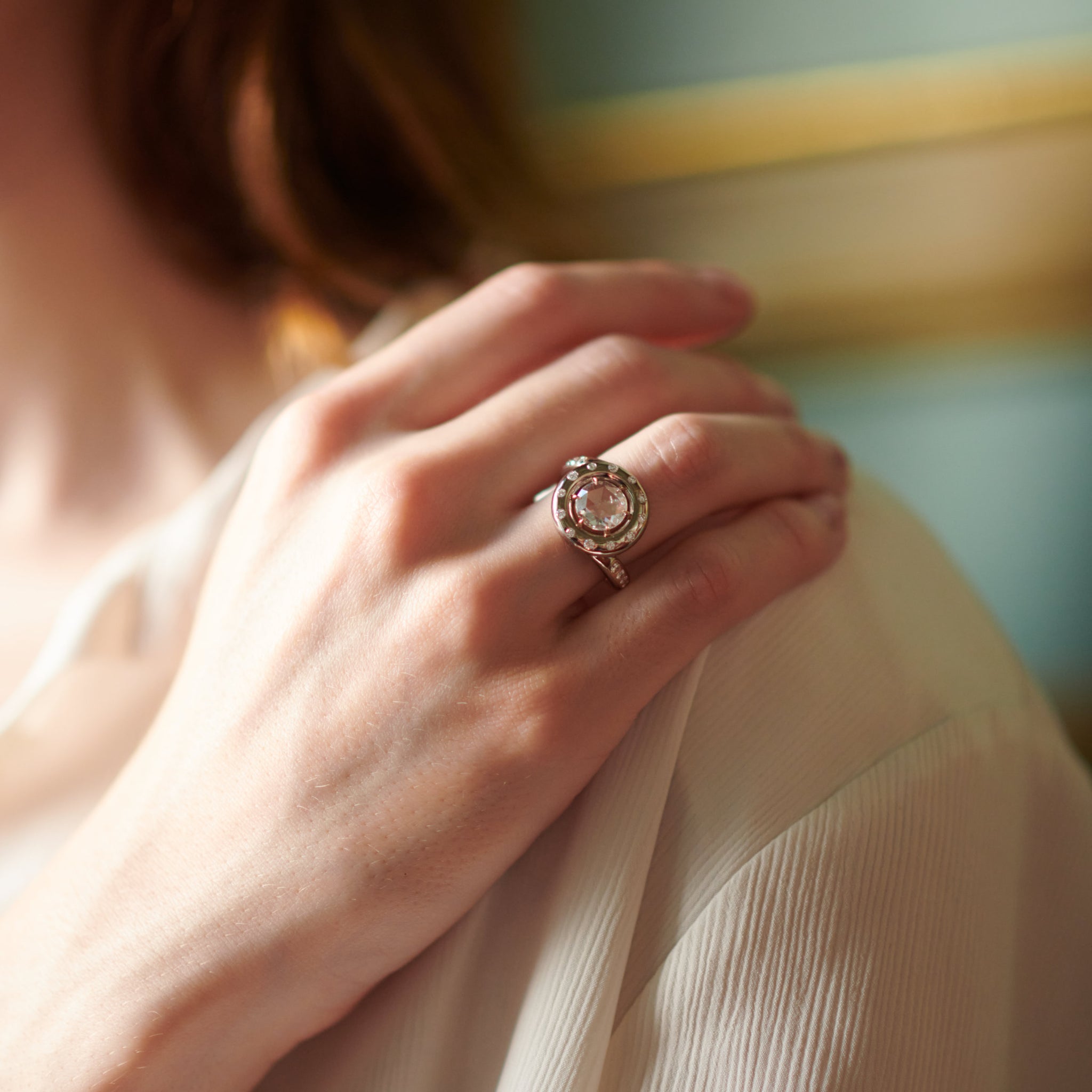 Rose Orbit Ring