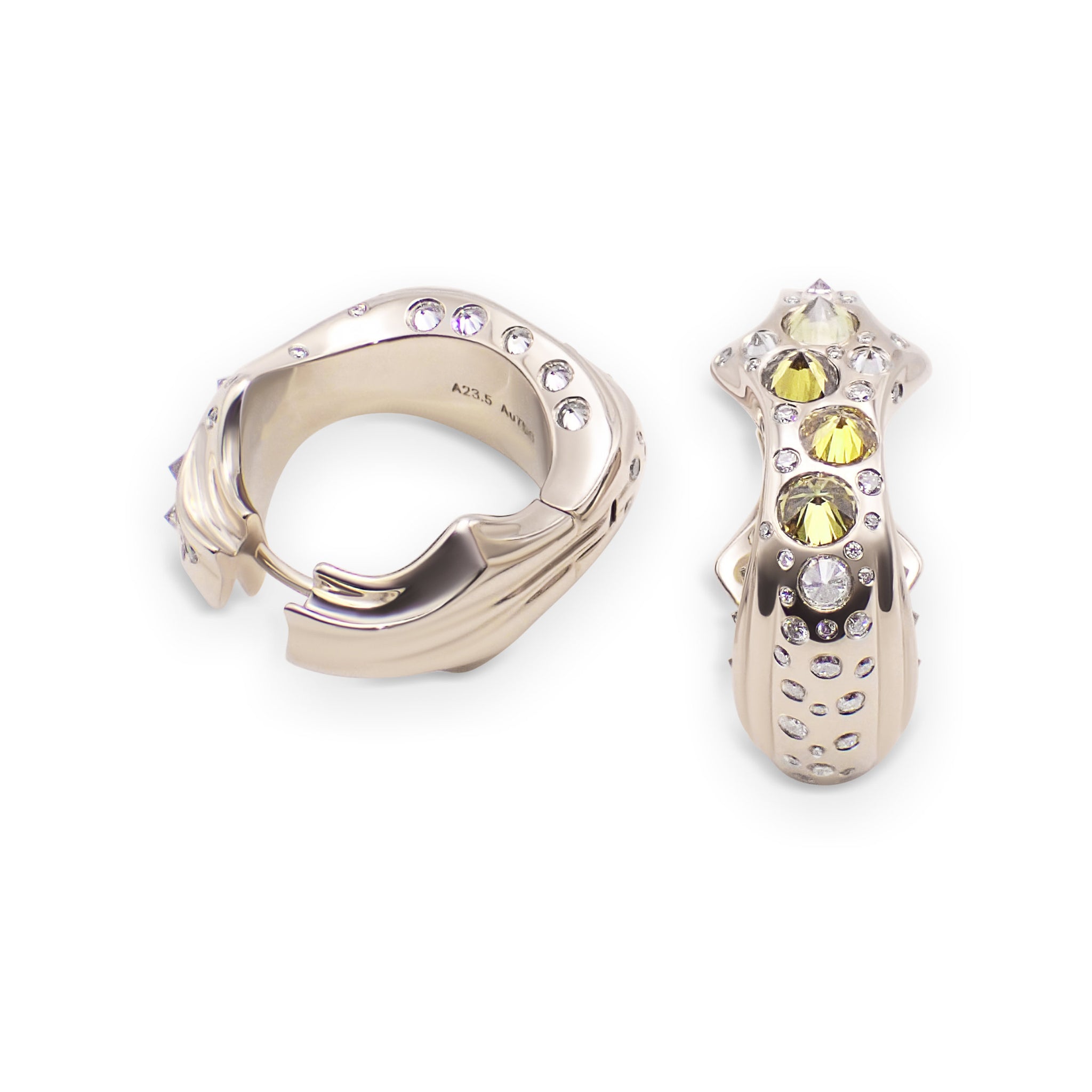 Tephra Spiked Earrings