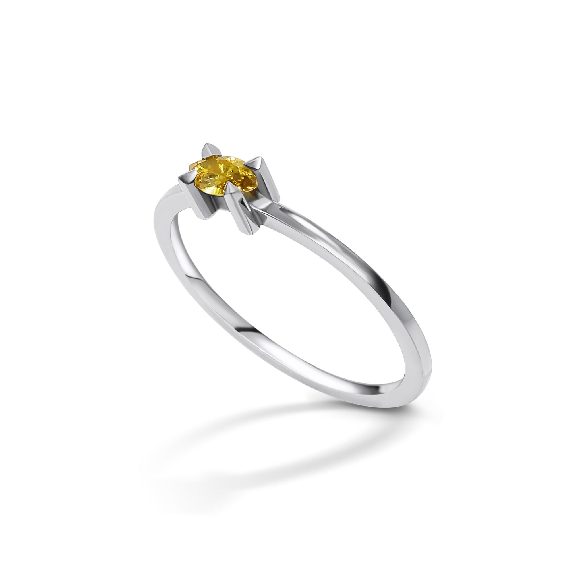 Fancy Yellow Diamond Ring